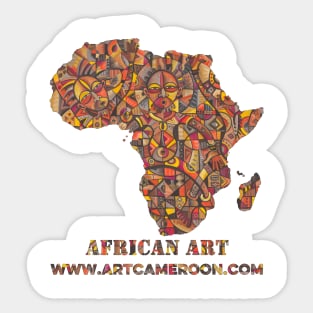 African Dancers Sticker